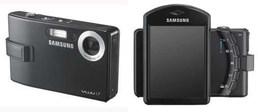New For 2007: Samsung VLUU i7 Broadband Rotating Digital Camera